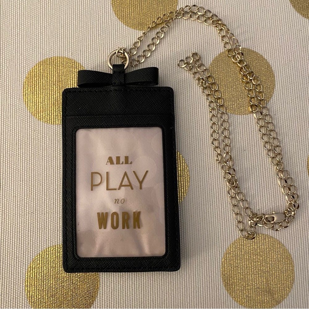 Kate Spade ID Card Holder with Chain